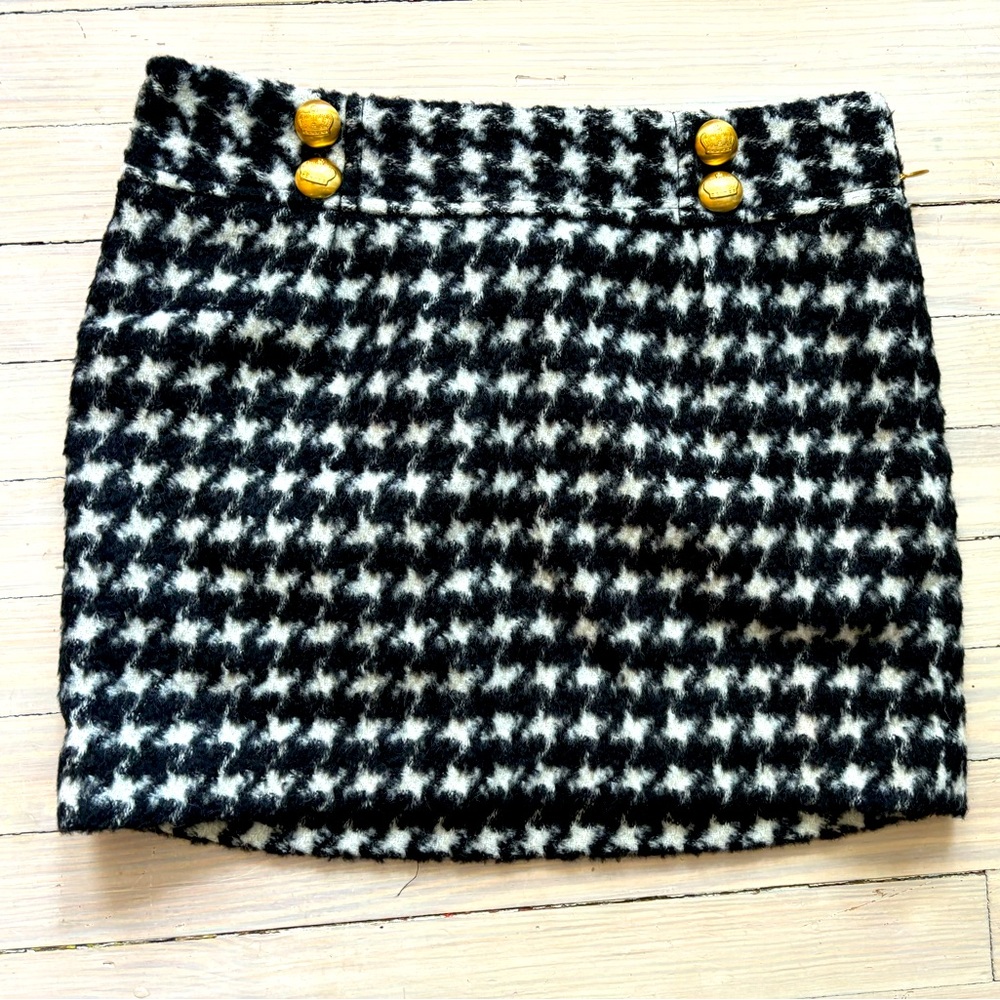 Juicy Couture Plaid Mohair Skirt Size 8